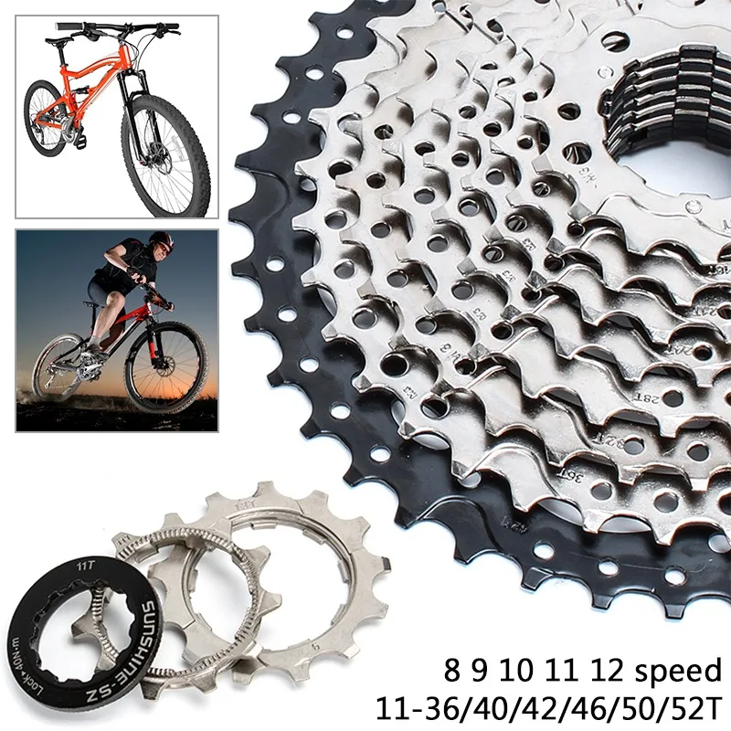 

MTB Bicycle Cassette 8 9 10 11 12 Speed Velocidade Bike MTB Freewheel Sprocket 40T 42T 46T 50T 52T Bike Accessory Parts
