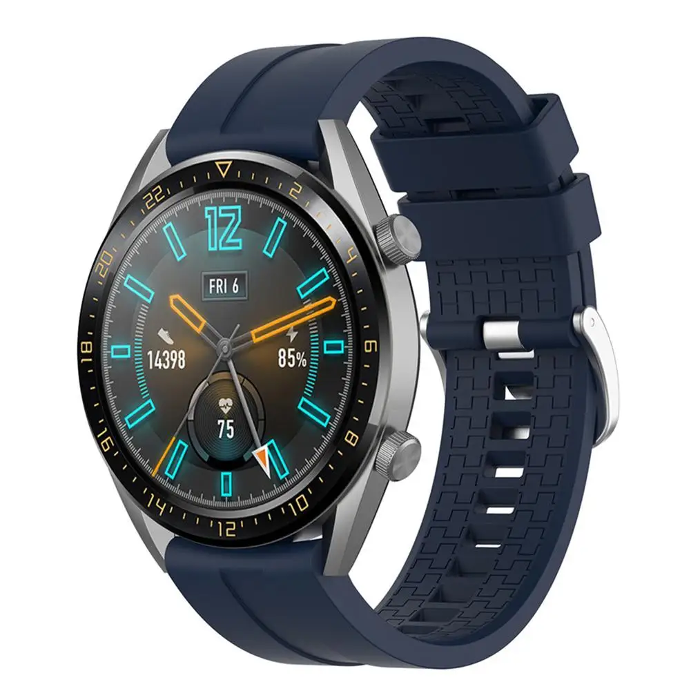22 мм силиконовый ремешок для часов Ремешок для huawei Watch GT Active huawei часы волшебный браслет аксессуары