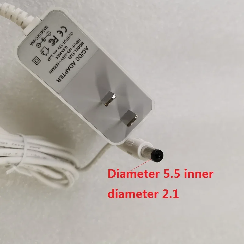 

Universal power adapter EU American plug DC 12V 1A 2A adapter