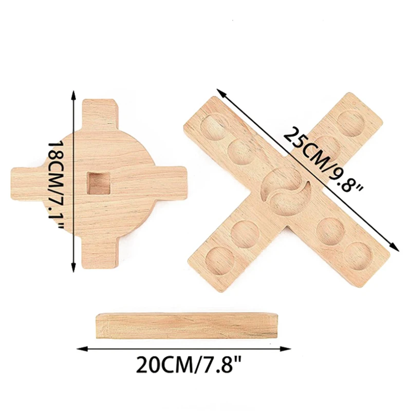 

Wooden Ring Toss Game Modern Handmade Throwing Ring Toy Wooden Battle Game for Home Bar Party Drinking Game Toy