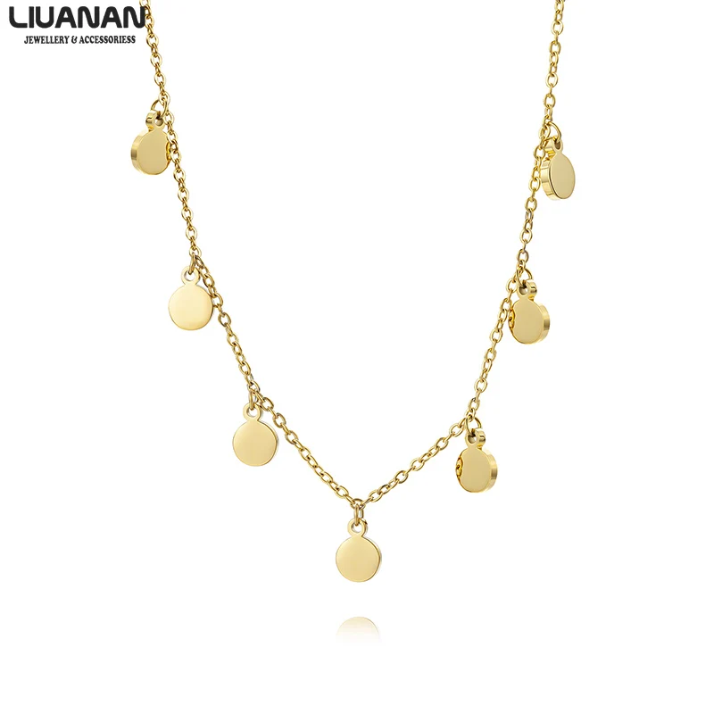 

Women Necklace Small Choker Chain Necklaces for Women Girl Choker Simple Fashion Geometric Gold Plated Necklace Jewelry