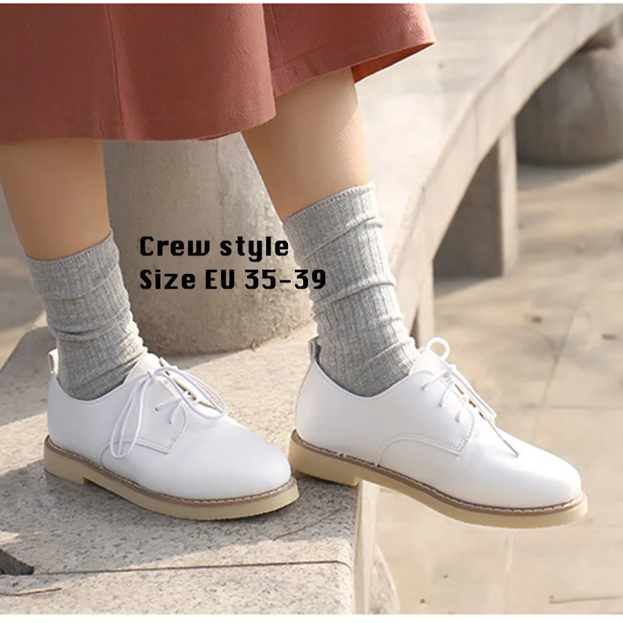 Однотонные носки для женщин повседневные хлопковые короткие черные бежевые