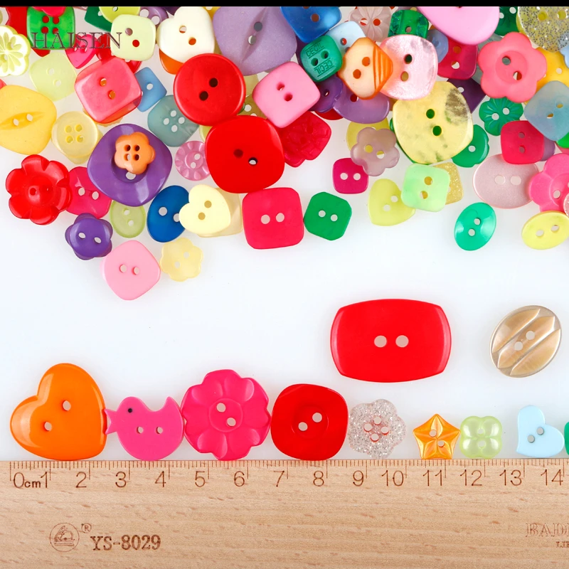 Полимерные пуговицы 2 4 отверстия для рукоделия Скрапбукинг ремесла Детская