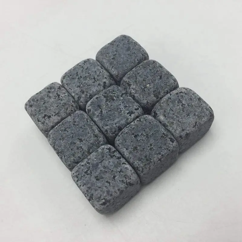 9 штук Камни виски высокое качество кулер кубики Роши гранит-зеленый 20x 20 мм | Дом и