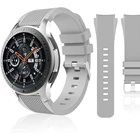 Ремешок силиконовый для Samsung Galaxy Watch 3 45 ммGear S3 Huawei Watch 3GT3, спортивный удобный браслет для Amazfit GTR 3 47 мм, 22 мм