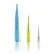 

lab disposable plastic micro 1000ul 1 ml universal gilson white yellow blue micropipette pippette pipet pipette tips with filter