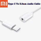 Xiaomi оригинальный тип C 3,5 разъем для наушников USB C до 3,5 мм AUX Наушники адаптер аудио кабель для Mi 10 9 8 se 6 6X Mix 3 2s 8 Lite