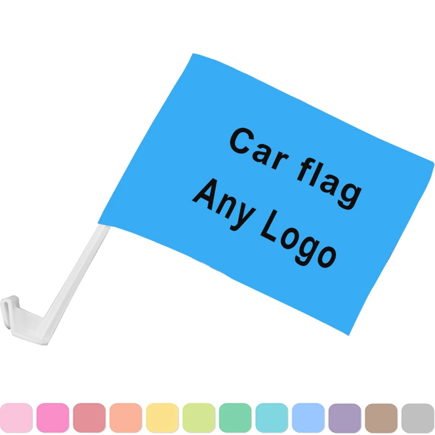 

Пользовательские автомобильные флаги 30x45 см, полиэстер, высокое качество, индивидуальный стиль, логотип, цифровая печать, фестивальные банн...