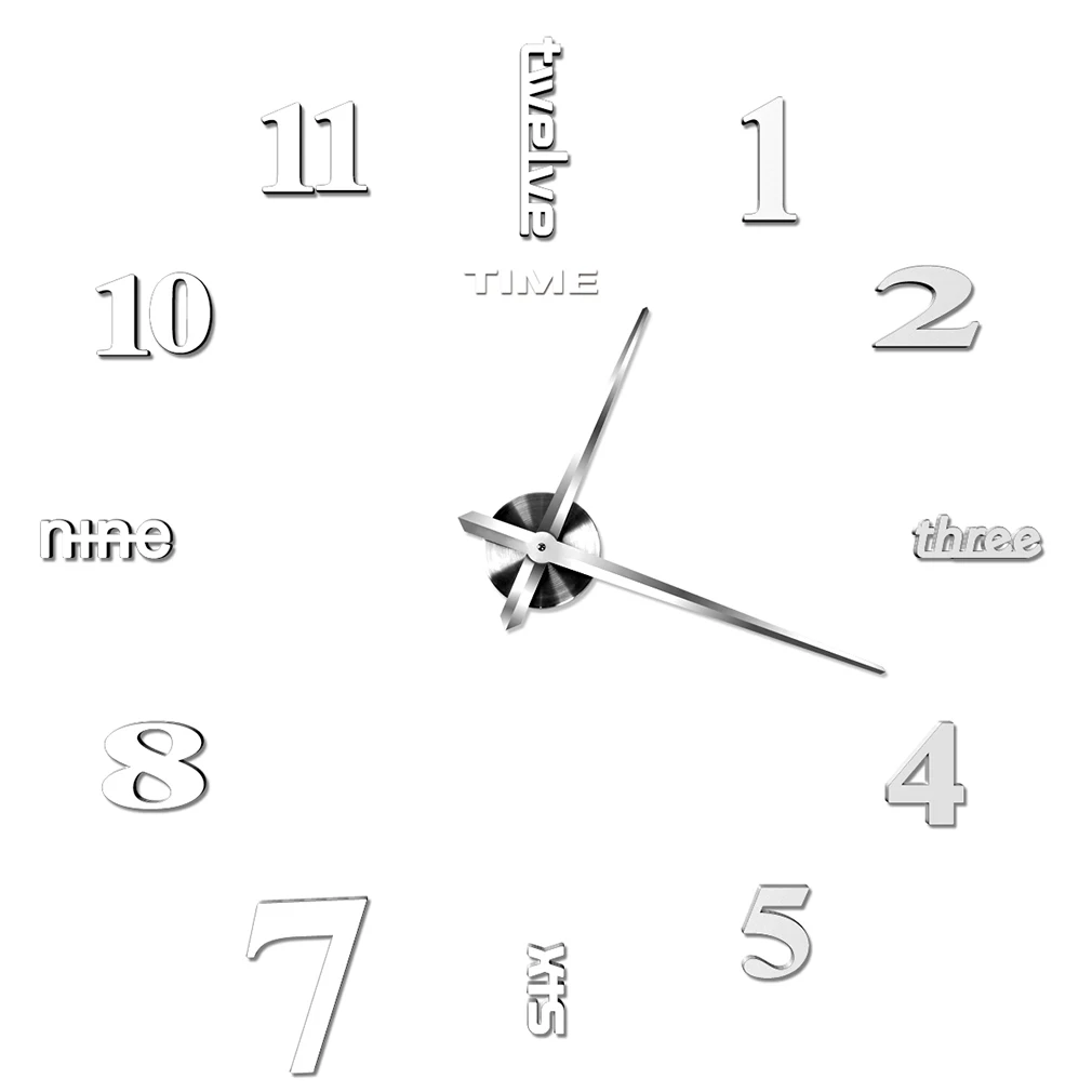 Супер большой размер Домашний творческий DIY часы модный дизайн дома гостиной