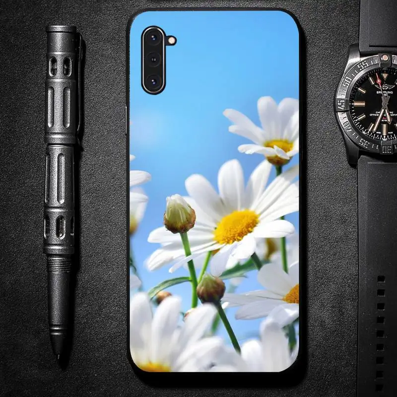 

Wild chrysanthemum daisy flowers Phone Case For Samsung galaxy S A note 6 7 8 9 10 20 31 40 50 51 71 edge plus 5G