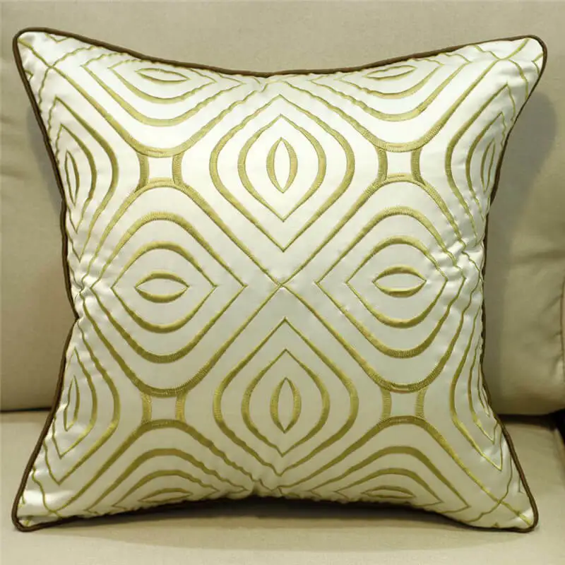 LeRadore Роскошный вышитый велюровый чехол для подушки Наволочки домашний клуб