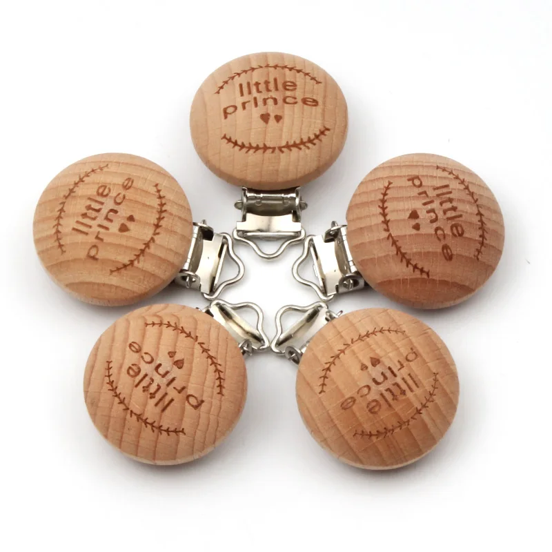 2 шт. 35 мм бука деревянные соски зажимы круглый деревянный зажим подвески для