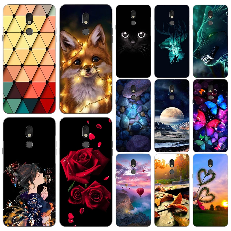 С рисунками из мультфильмов с принтом в виде цветов и Мягкий ТПУ чехол для