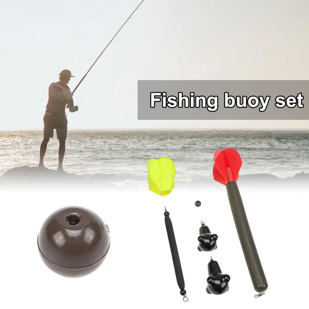 

80%HOTFishing Carp Buoy Set Multifunctional Red Yellow Cast Stop Assorted Carp Buoy Fishing Accessories