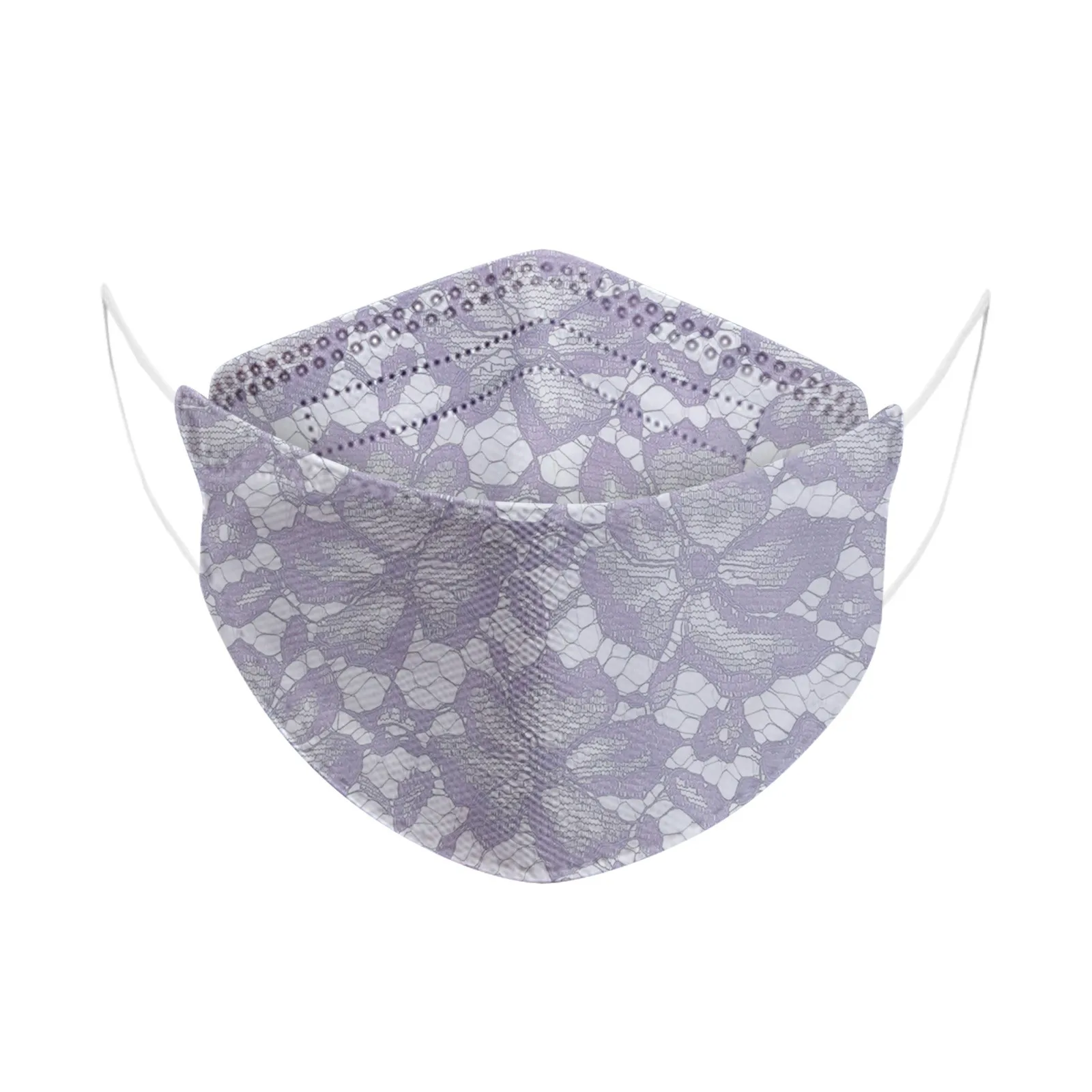 

50PCS Adult Beautiful Lace Fish Mask Face Masks Protective Respirator Filter Mask 4-Layer Mask Dustproof Mascarillas Fish Masks