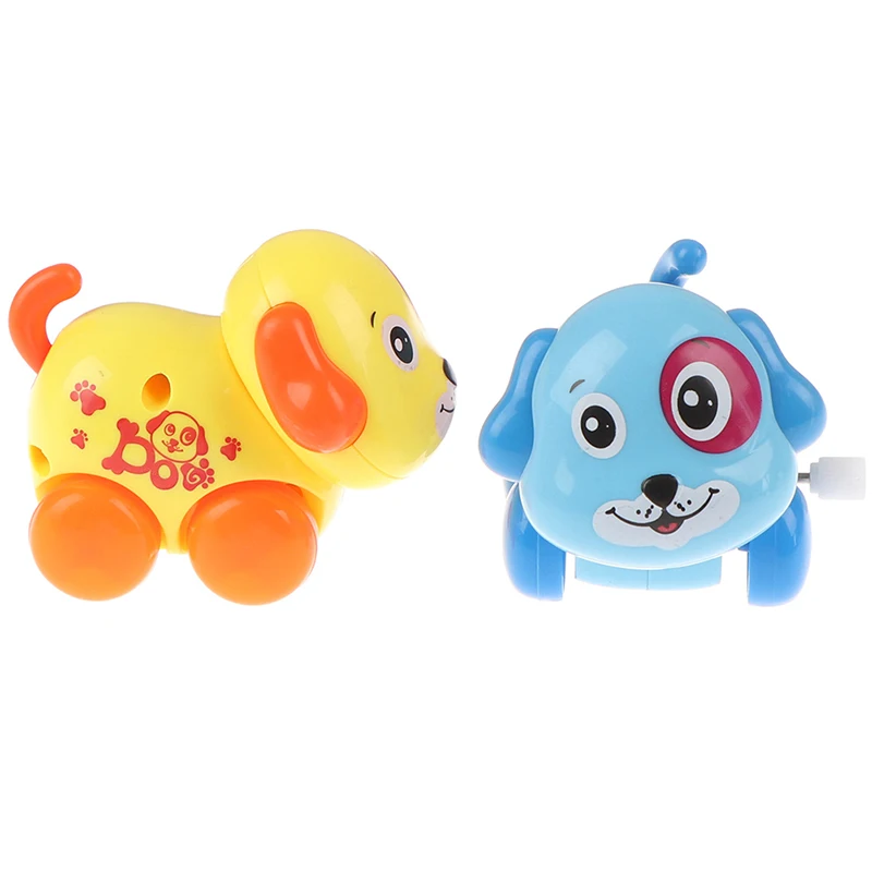 

8*6*6.5cm Funny Kids Baby Toys Cartoon Animal Dog Wind Up Toys Clockwork Educational Toys