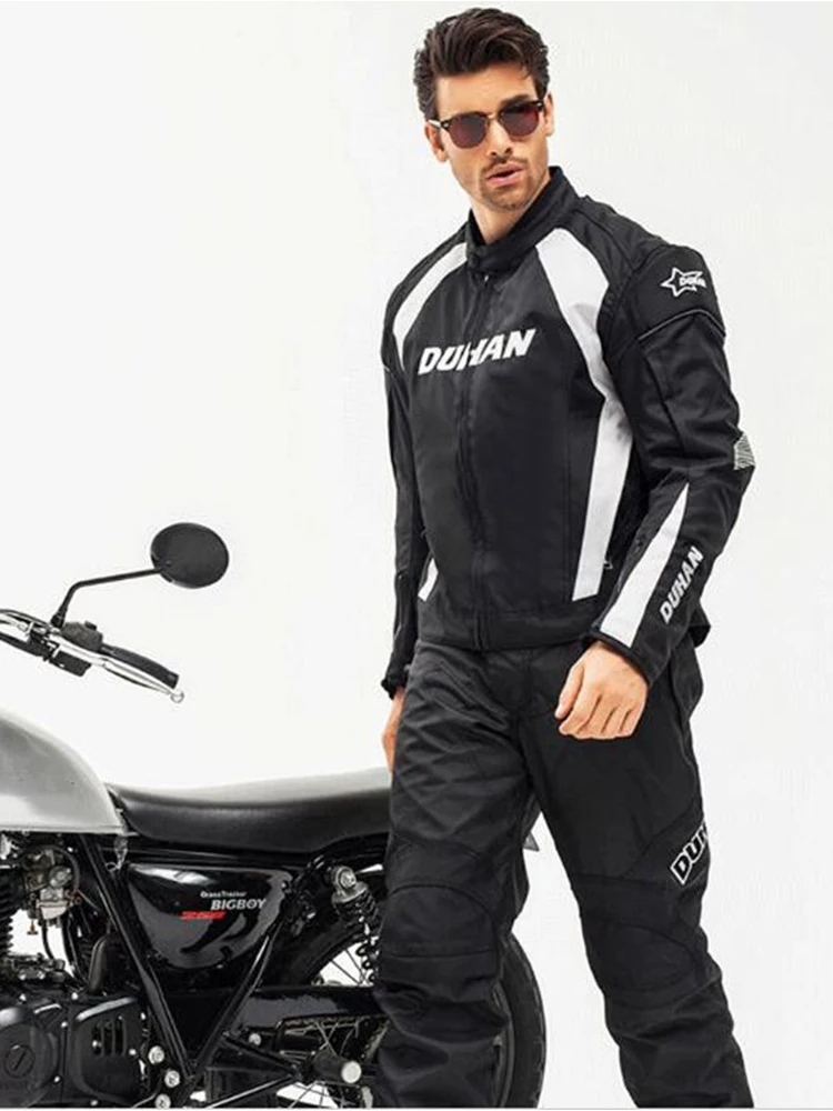 DUHAN мото rcycle riding suit racing suit куртка брюки мужские беговые зимние теплые ветрозащитные Анти-вестлинг Оксфорд мото одежда
