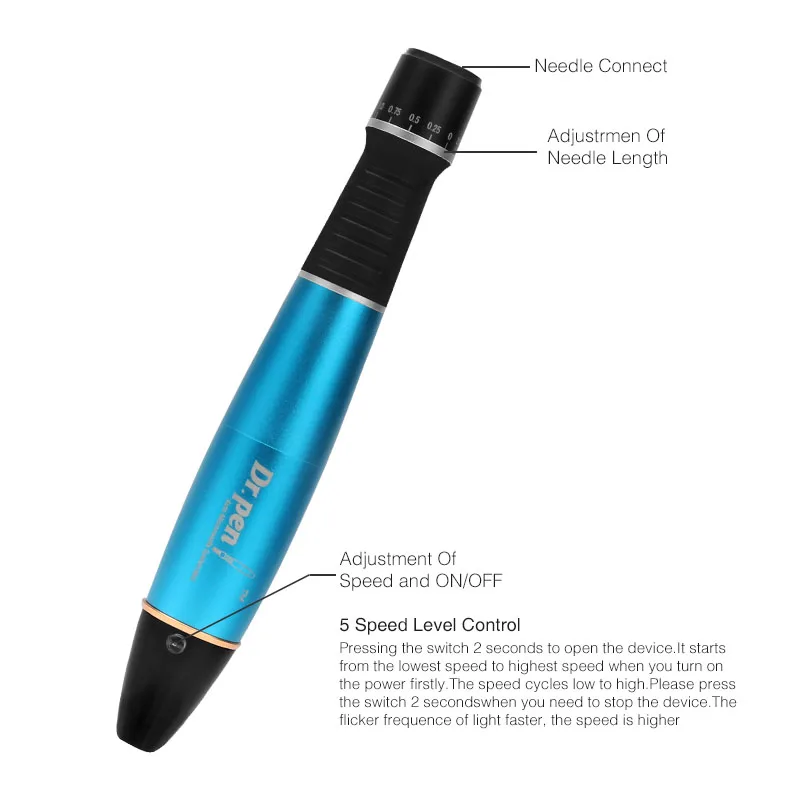 Беспроводной Dr.Pen Ultima A1W Derma Rolling профессиональное оборудование для красоты