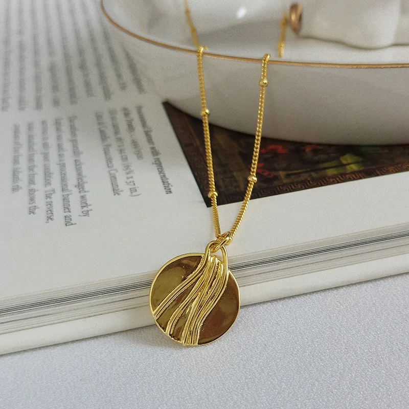 

Оригинальное ювелирное изделие S925 Серебряное ожерелье в богемном стиле легкие роскошные аксессуары модное ожерелье женское круглое ожере...