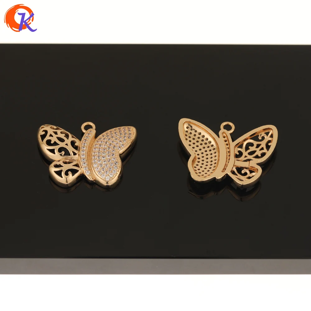 

Cordial Design 20Pcs 23*29MM CZ Charms/Jewelry Accessories/Earring Findings/Butterfly Shape/Hand Made/DIY Pendant For Necklace