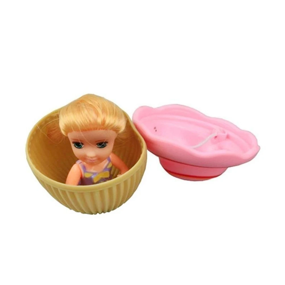 Кукольный игровой домик для кукол детский игрушечный торт мини кукла сюрприз