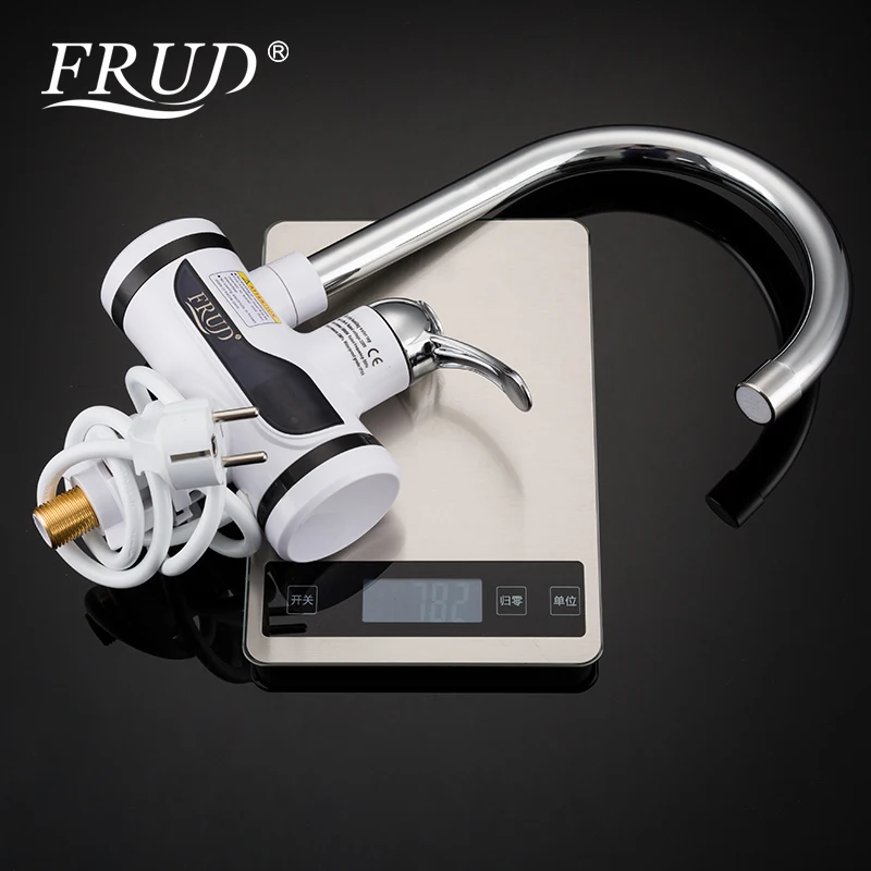 

Electric Kitchen Water Heater Tap Instant Hot Water Faucet LED Digital Heating Faucet Tankless Instantaneous Water Heater