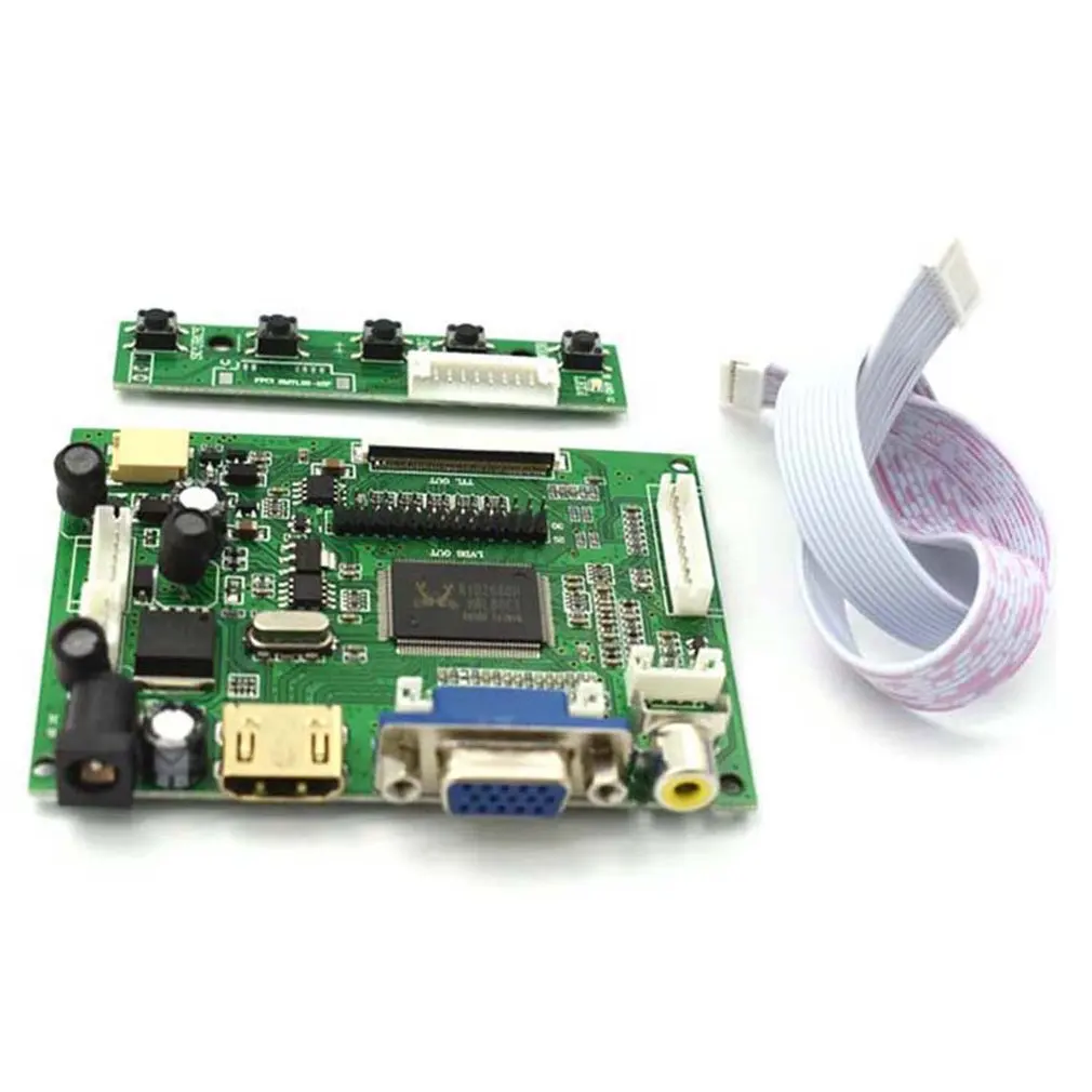 HDMI VGA 2AV LVDS ACC TTL жк дисплей Контроллер 50pin плата комплект для 7 8 9 дюймов ЖК монитор
