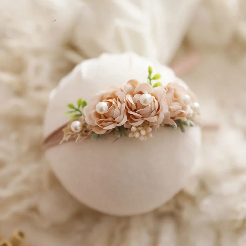 2019 реквизит для фотосъемки новорожденных Детские волосы малышей с цветочным