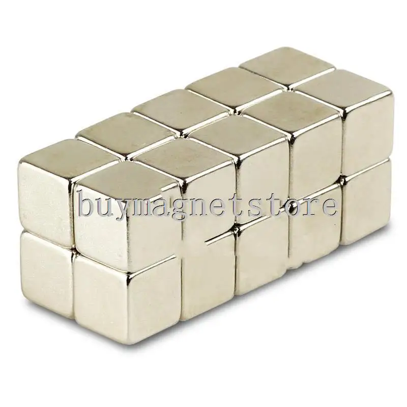 1 шт. N35 блок диаметром 10x10x10 мм NdFeB Магнит куб волшебная игрушка неодимовые магниты 10*10*10 редкоземельные магниты постоянные 10 мм x 10 мм x 10 мм