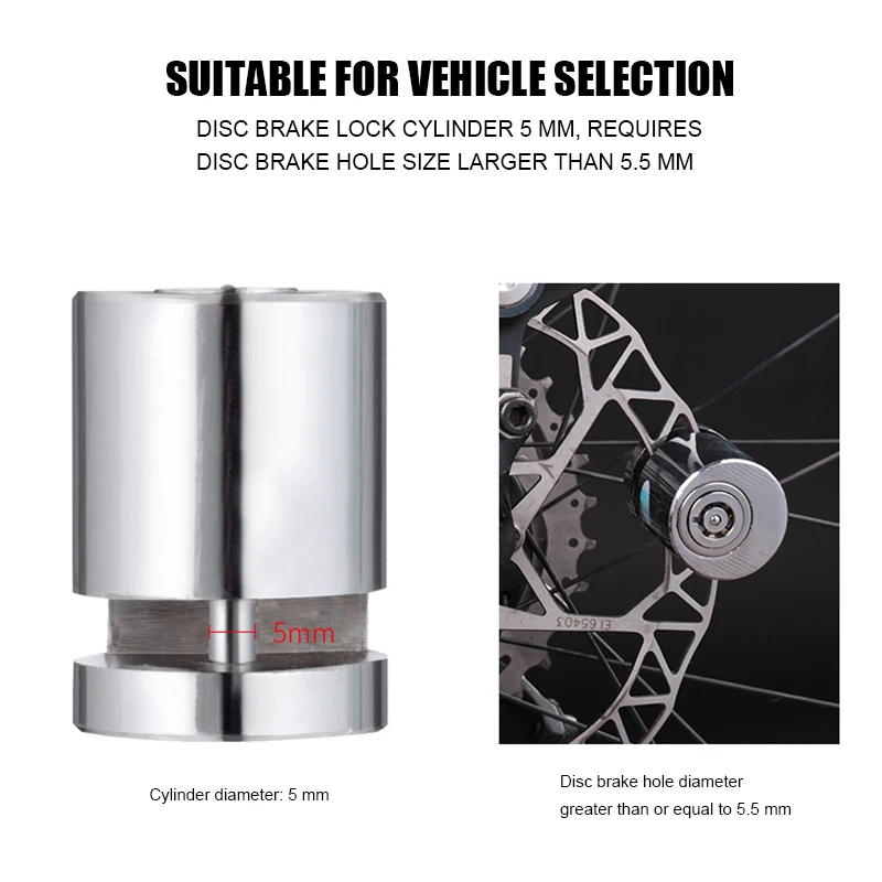 Замок для велосипеда из нержавеющей стали водонепроницаемый | Спорт и