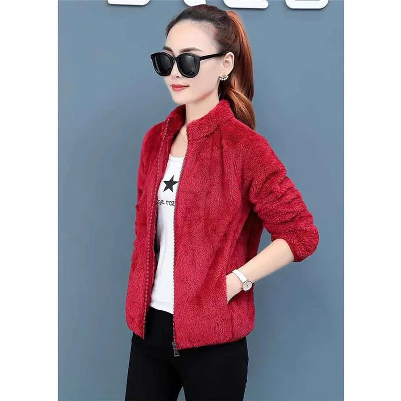 Женская толстовка красного фиолетового и черного цвета размера плюс 19