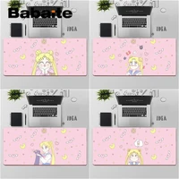 babaite high quality pink anime moon girl customized laptop gaming mouse pad rubber computer gaming mousepad