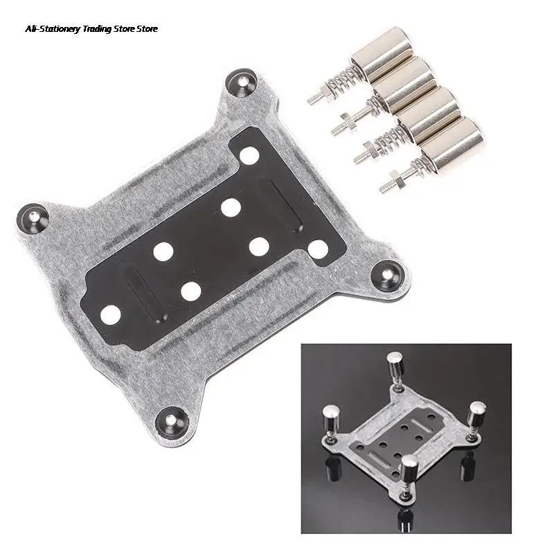 

CPU Cooler Metal Motherboard Back Plate Bracket for Intel 1150 1151 1155