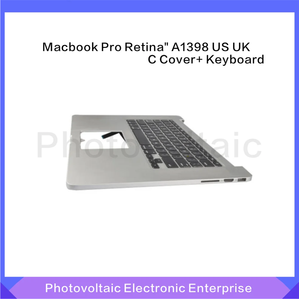 Новый A1398 US UK C чехол Топ с раскладкой клавиатуры для Macbook Pro Retina 15 4 дюймов 2012 2013 2014