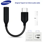 Аудиокабель Samsung с разъемом USB Type-C на AUX 3,5 мм для Samsung Galaxy S20 + NOTE 9 10 + pro A90 A60 A80 A8S A70