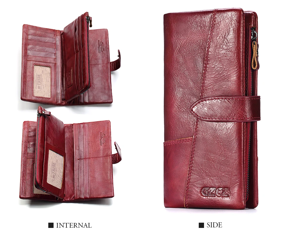 Кошелек из натуральной кожи Бесплатная гравировка кожаный женский кошелек Id