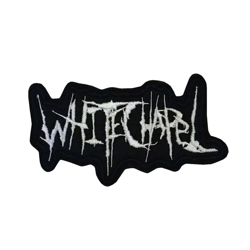 Нашивка с логотипом музыкальной рок группы whitechpapel Deathcore вышитая утюгом нашивка