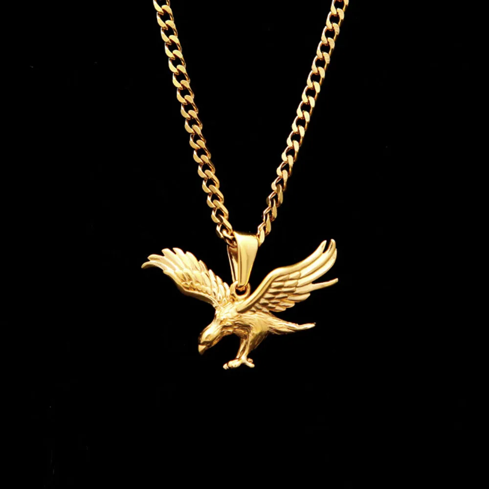 Кулон в стиле хип хоп для мужчин и женщин ожерелье из нержавеющей стали с рок