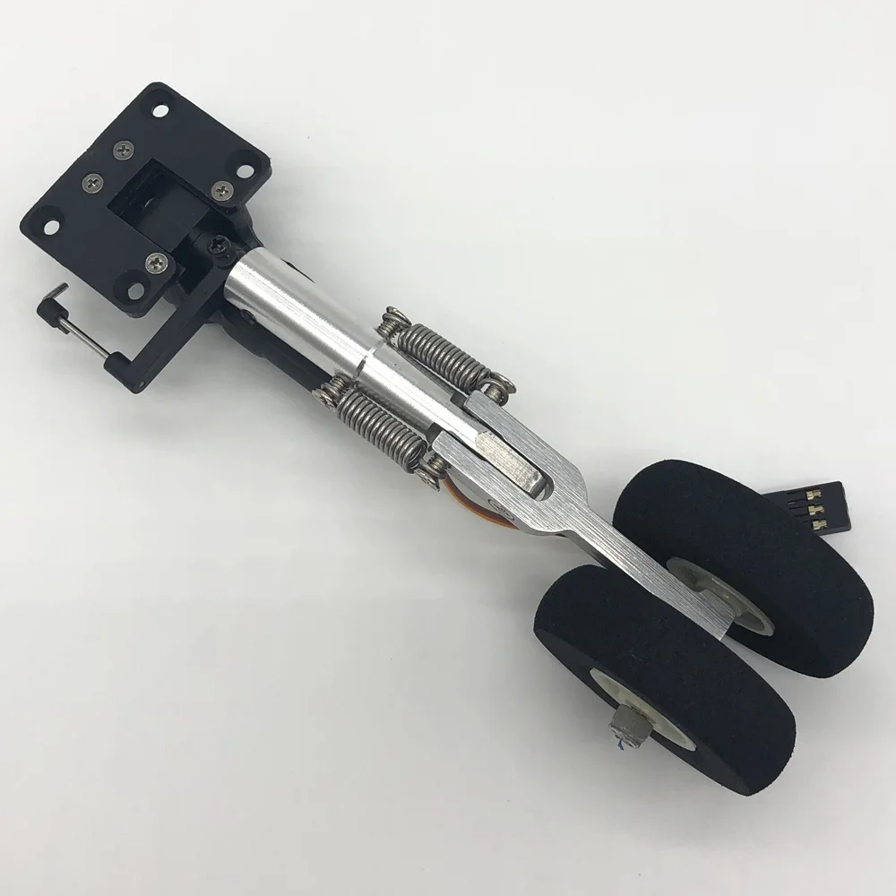 Двухколесный выдвижной носовой шасси для самолетов RC|Детали и аксессуары| |