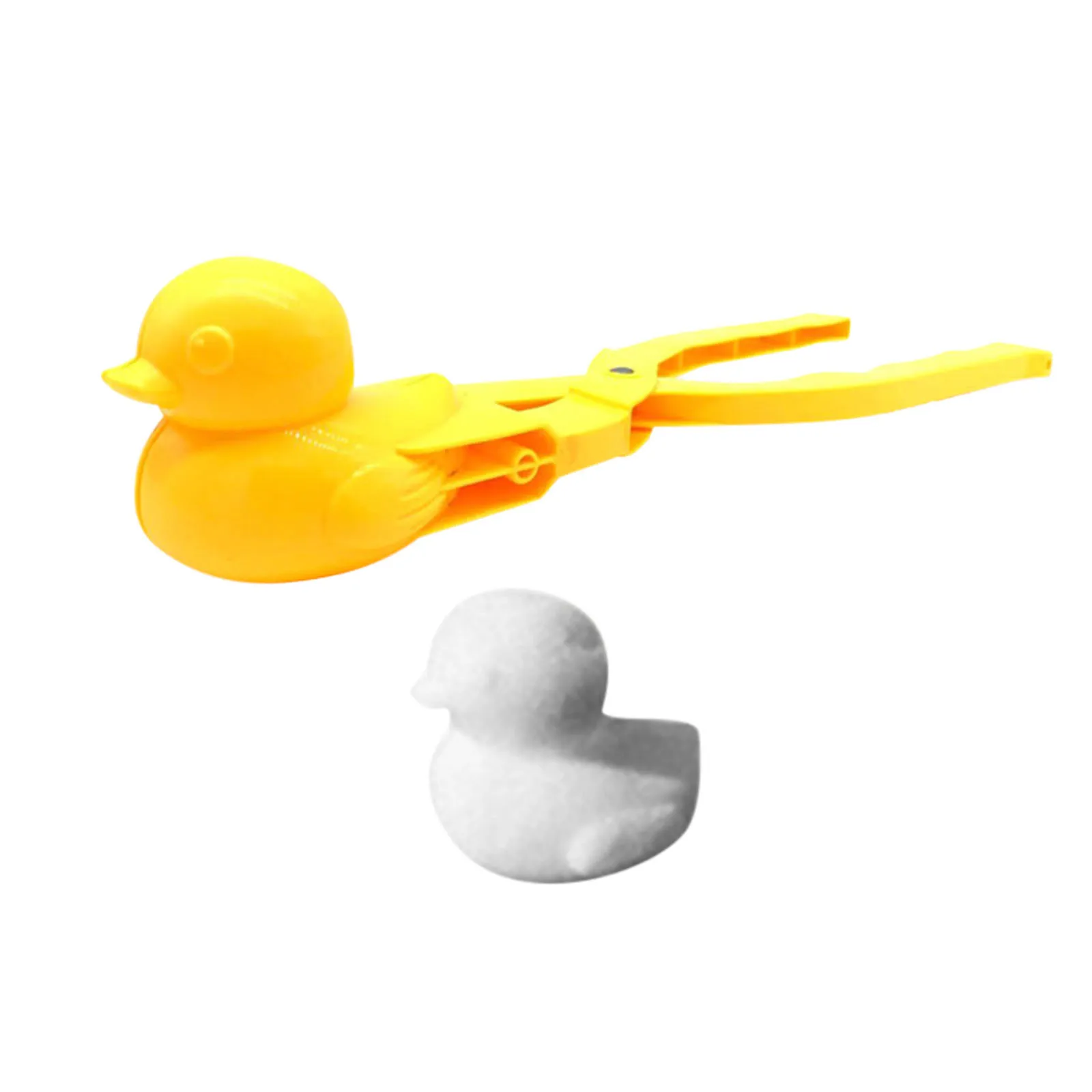 

1pc Plastic Snowball Maker Clip Cute Snow Ducks Clips Outdoor Winter Cute Ducks Snowman Snow Sand Mold Tool Toys Kids Juguete