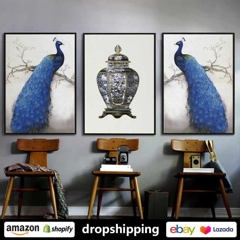 Скандинавский современный минимализм художественная зона принты животных