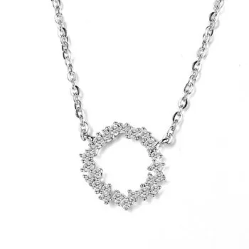 

Blue Sea Legend with Money Chain Mermaid Legend Fashion Korean Drama Female Character Necklace Artificial Zircon Chain K9L1014X