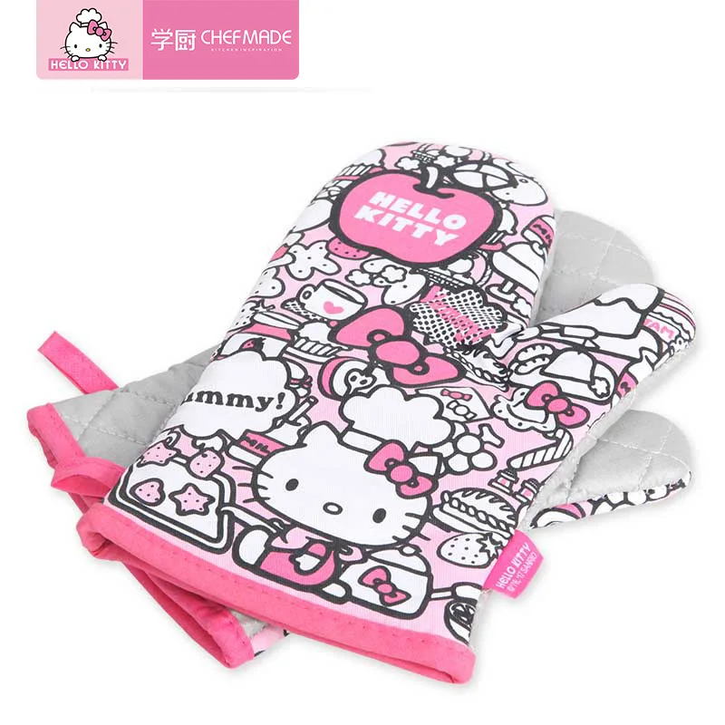 HELLO KITTY камуфляжные изоляционные перчатки кухонные принадлежности