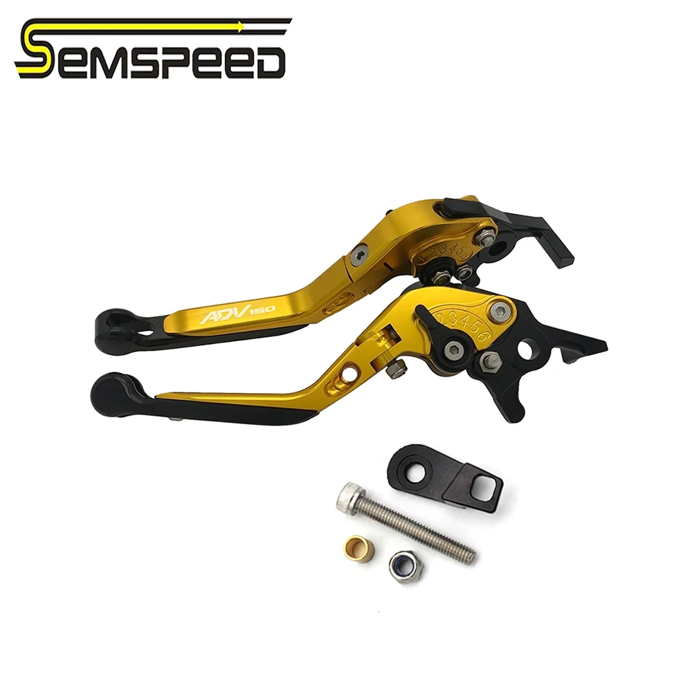SEMSPEED с логотипом adv150 парковочные рычаги для Honda ADV150 ADV 150 2019 2020 Настраиваемые