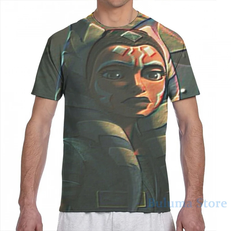 Мужская и женская футболка Ahsoka Tano(2) модная со сплошным принтом для девочек топы