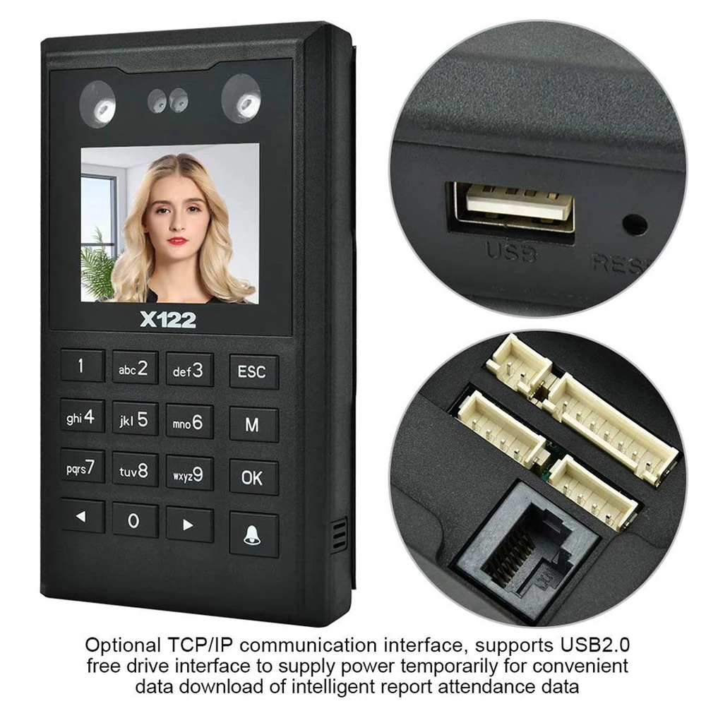 2 8 дюйма TFT экран лица 125 кГц RFID посещаемость времени Wiegand 26 клавиатуры
