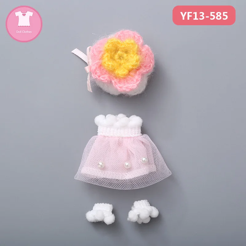 YF13-585 BJD кукольная одежда 1/13 милый костюм кукольная одежда для Realpuki Soso аксессуары для тела куклы Fairyland luodoll - Цвет: YF13-585