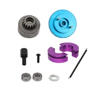 flywheel bearings with bearing sest clutch bell 16t gear 2 pins clutch shoes springs for 110 hsp nitro rc car