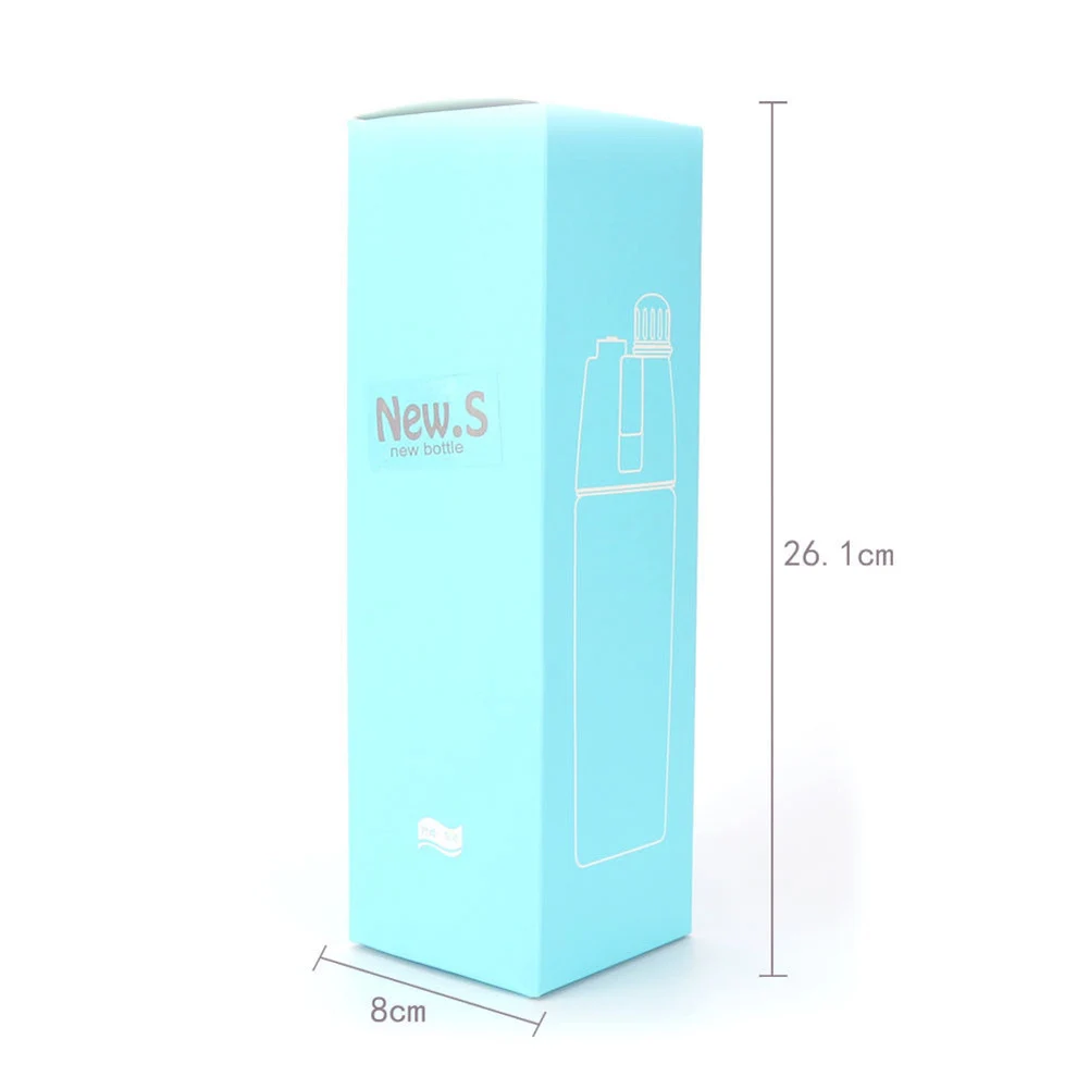 

600ml Outdoor Bicycle Sport Mist Gym Bottle Portable Travel Water Drinking Cup Spray Hiking Or Outdoor