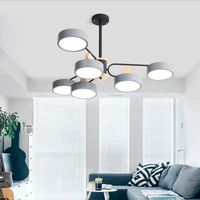 modern nordic led ceiling lights 368 heads macaron color lamps restaurant kitchen living room bedroom fixture indoor lighting